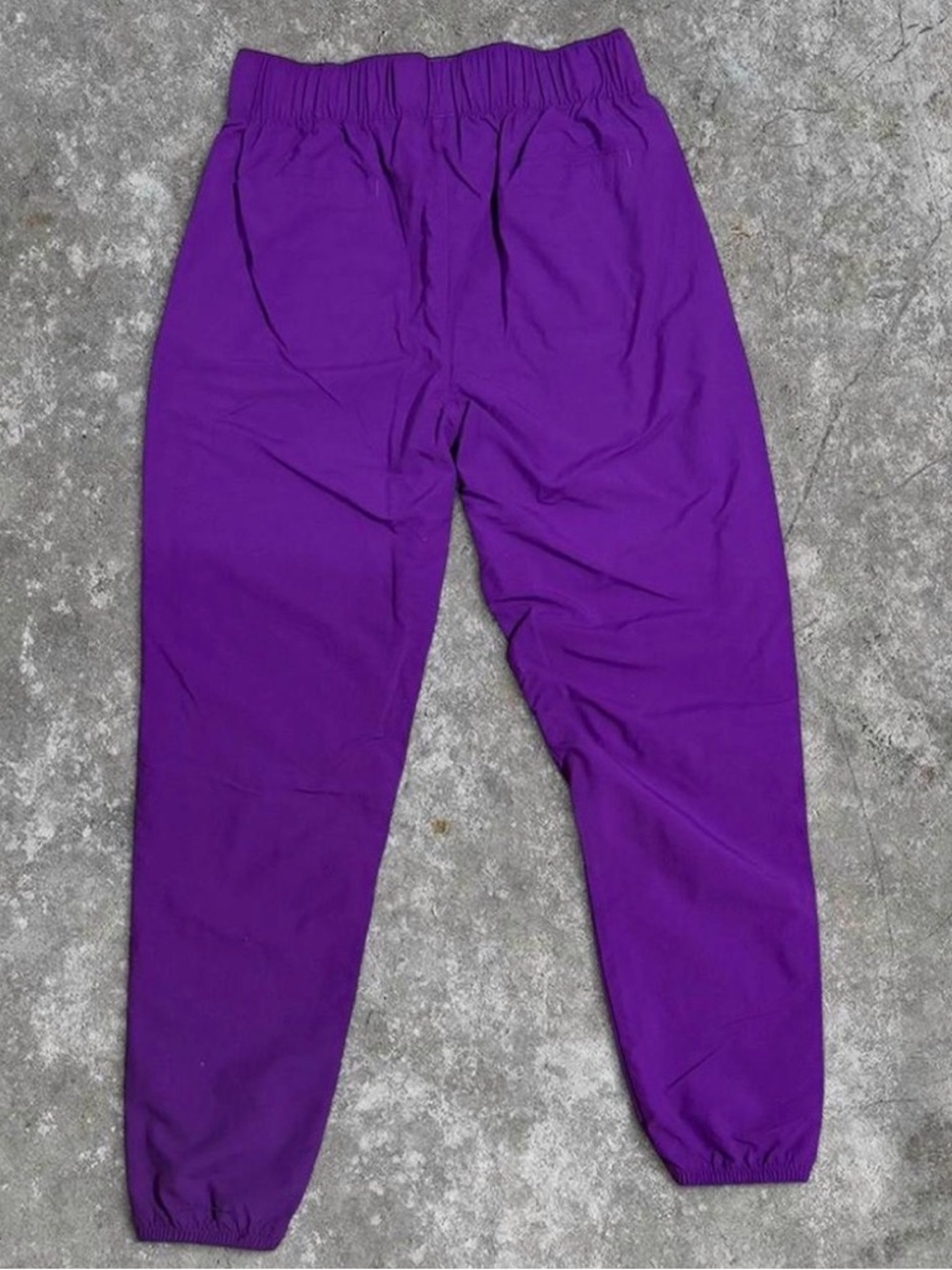Men’s Reebok x Pyer Moss Purple Jogger Pants with Yellow Logo Accents - Picture 8 of 8